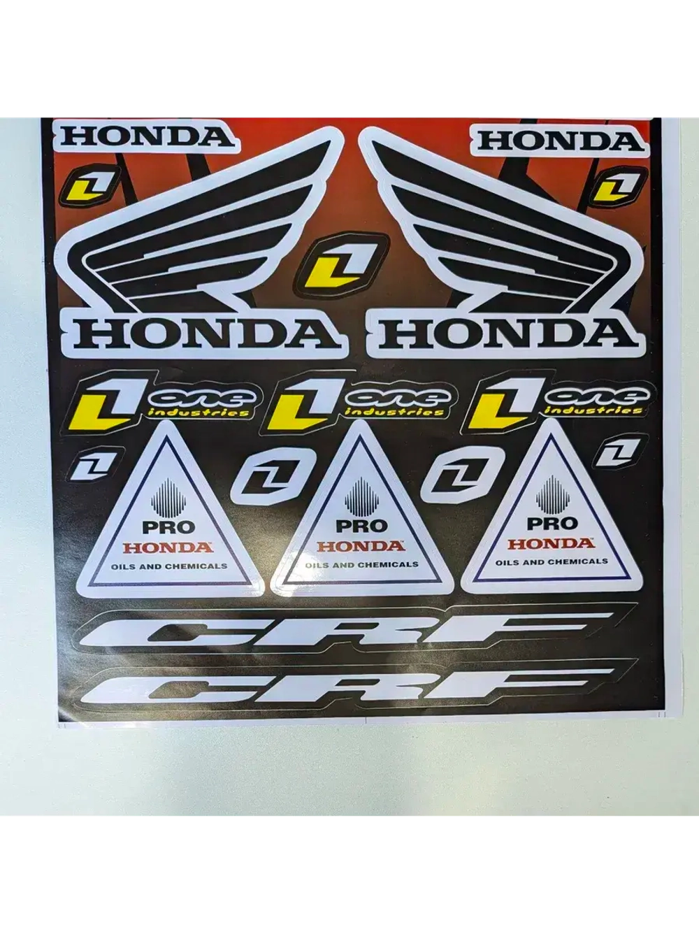 Лист наклеек для стикербомбинга мотокросс