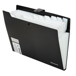 Папки пластиковые с отделениями