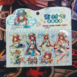 Прозрачные стикеры "Genshin Impact - Нилу"