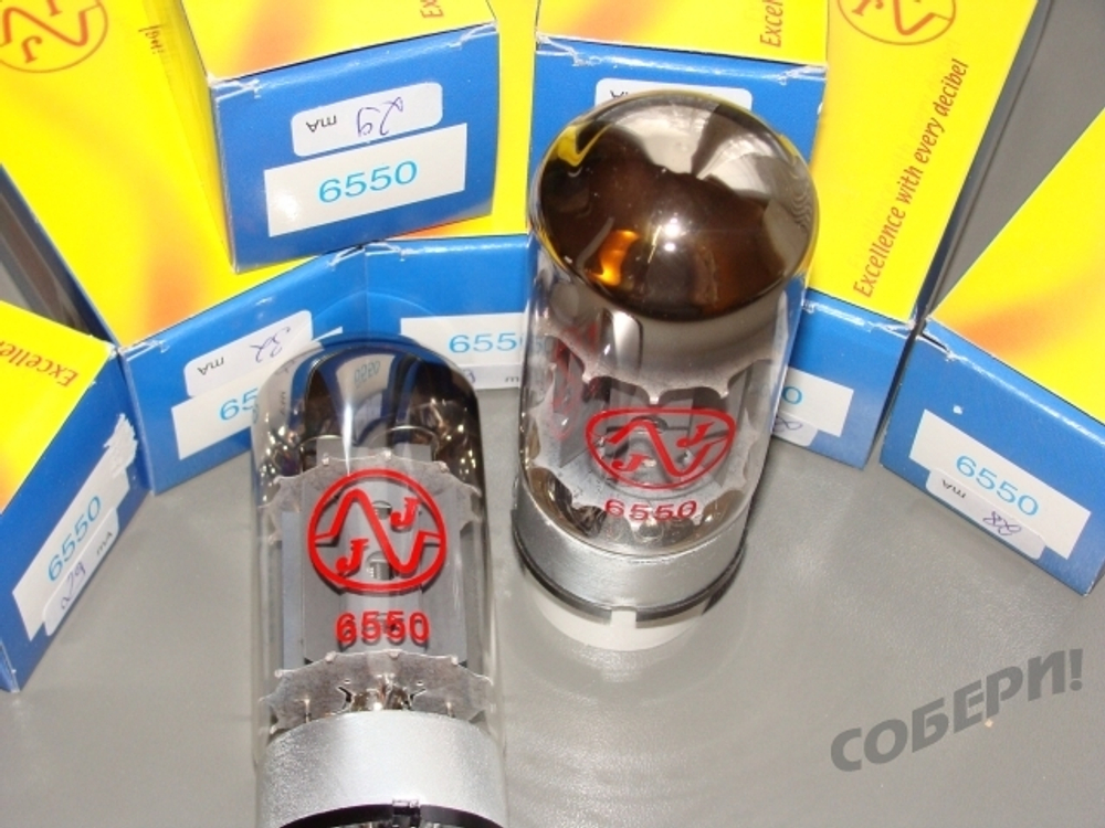 радиолампа 6550 JJ Electronic для лампового однотактного или двухтакного усилителя мощности