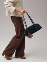 Женская замшевая сумка DBR31225 форест