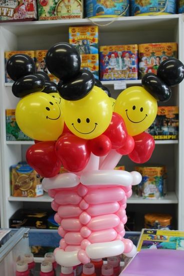 Корзинка со смайлами