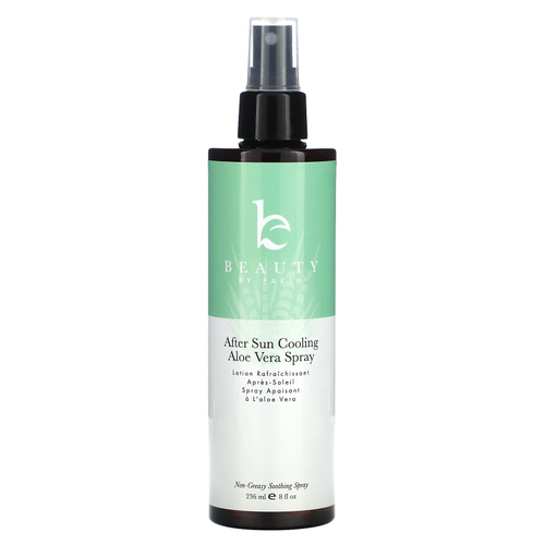 Beauty By Earth, Охлаждающий спрей с алоэ вера после загара, 236 мл (8 жидк. унц.)