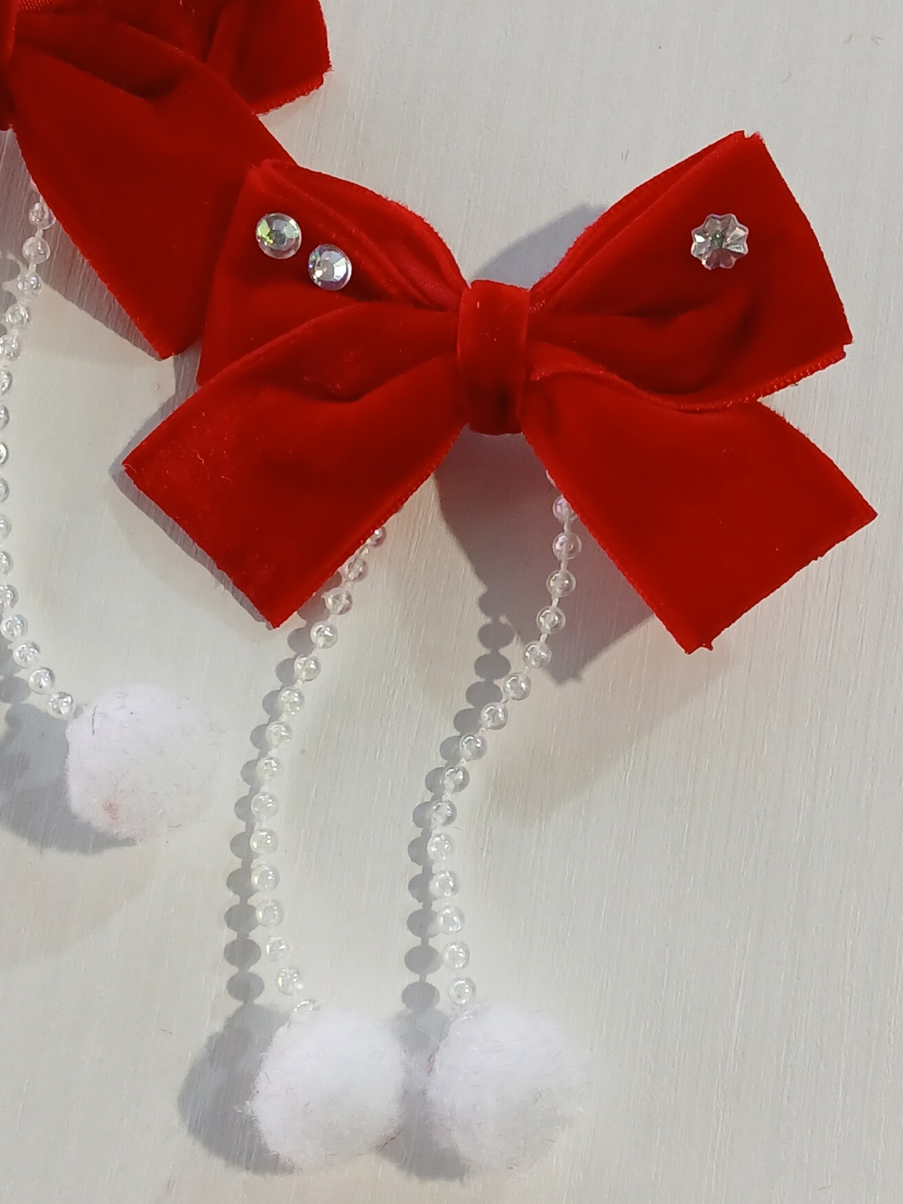 Бант 0050-25-2 Красный