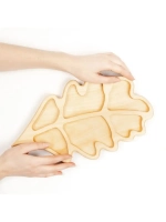 Менажница "Дубовый лист" из кедра