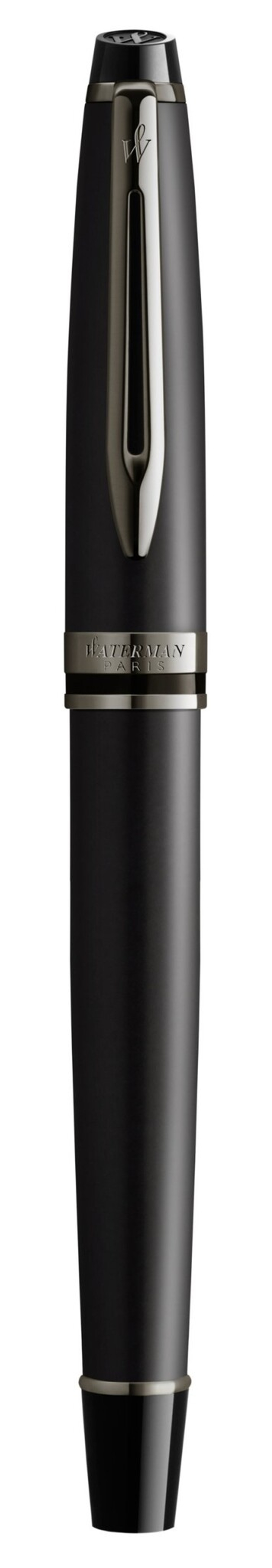 Перьевая ручка Waterman Expert Black F BLK в подарочной упаковке