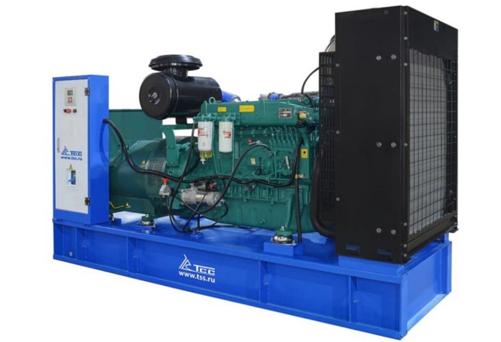 Электростанция дизельная ТСС АД-250C-T400-1PM5 ПРОФ (TTST 350TS) открытая 035775