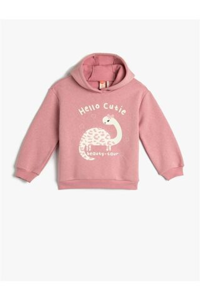 Хлопок 4wmg10091ak 274 розовая хлопковая трикотажная толстовка для маленьких девочек