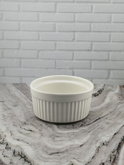 Набор порционных керамических формочек 3 шт. 10х5 см. кокотницы