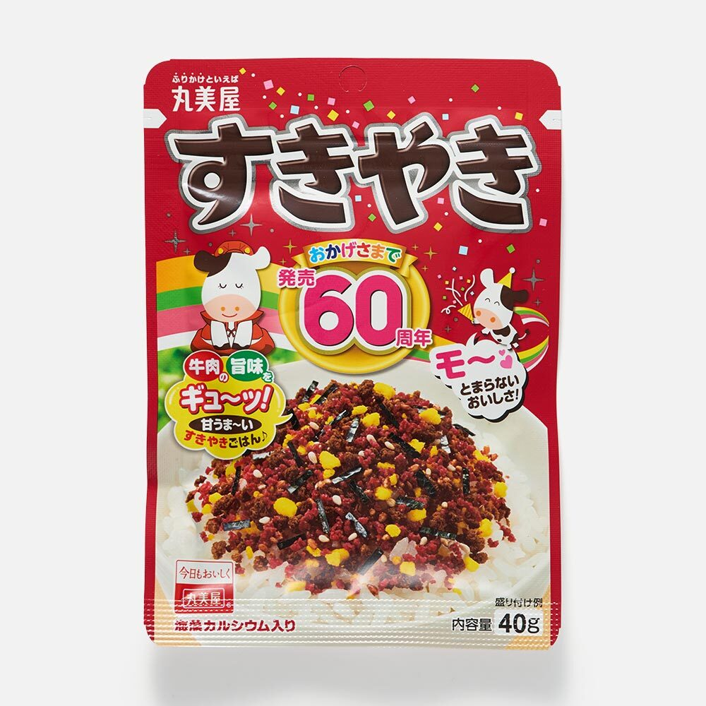 Приправа Marumiya Furikake для варёного риса, со вкусом блюда сукияки, 40 г