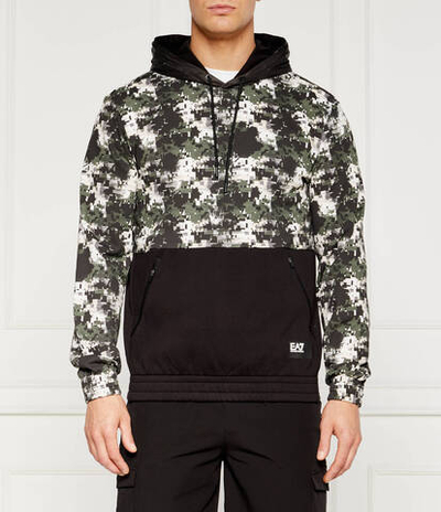 Худи EA7 - черный(6DPM09 PJOGZ)