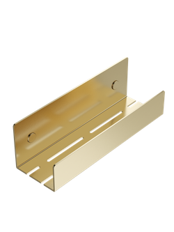 Полка для душа STWORKI Стокгольм S36375GM подвесная, матовое золото