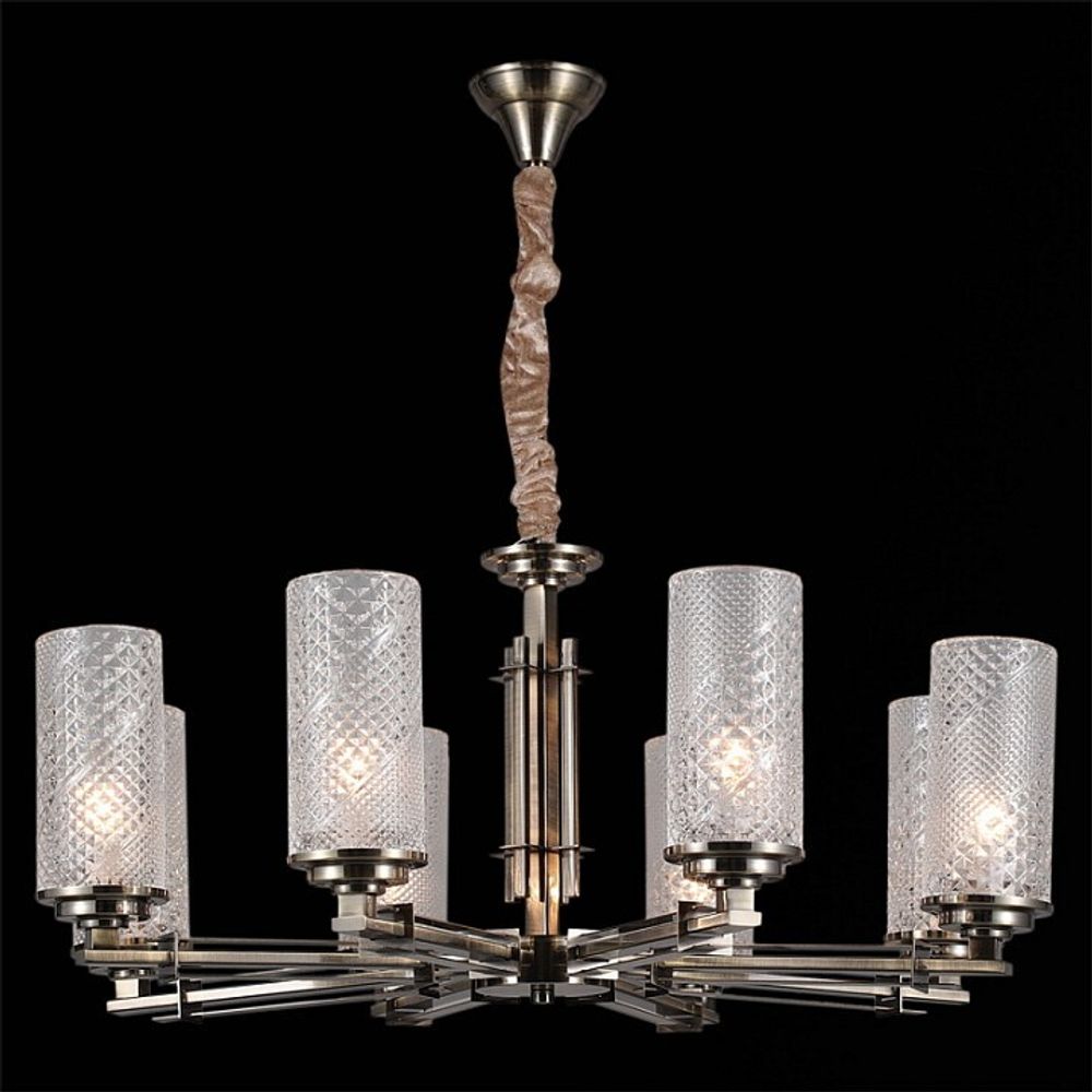 Подвесная люстра ILLUMICO  IL8682-8P-10 BR