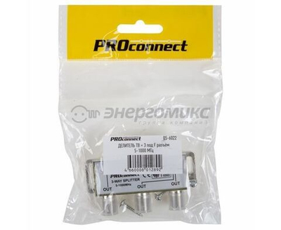 Делитель splitter на 3TV 5-1000MHz, PROconnect 05-6022