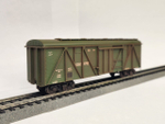 Крытый вагон (11-066-01), деревянный, СЖД, (IV Эп.), зеленый