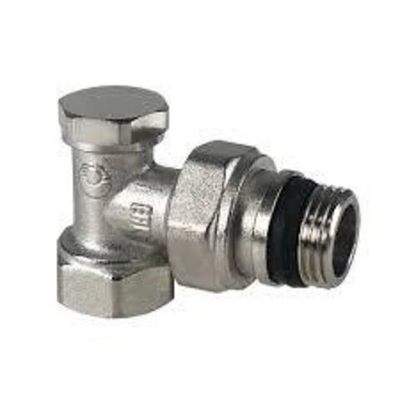 Клапан настроечный 1/2" угловой для радиаторов,(с доп. уплотнением) VALFEX