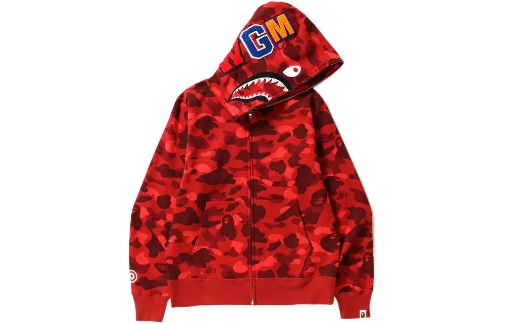A Bathing Ape Color Camo Shark Full Zip Худи