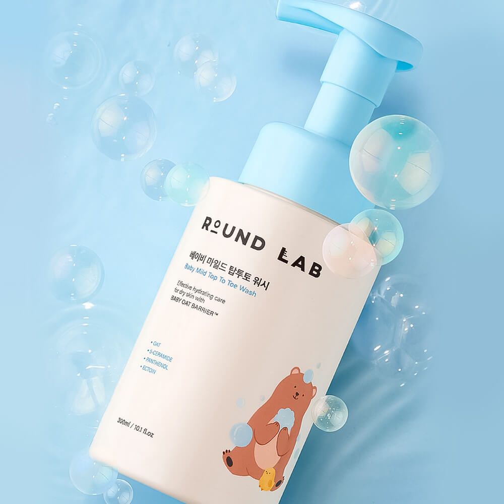 ROUND LAB Детская очищающая пенка Baby Mild Top To Toe Wash (300 мл)