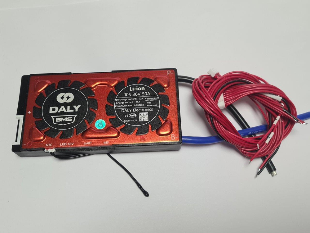 Плата контроля BMS Smart  Li-ion  10S 36V 50A