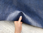 Crocco Antique Blue (0,8-1,0 мм), цв. Синий, натуральная кожа