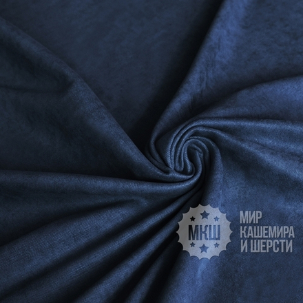 Велюровые шторы СОФТТ (арт. BL01-175-01) - (145х270)х2 см. - синие