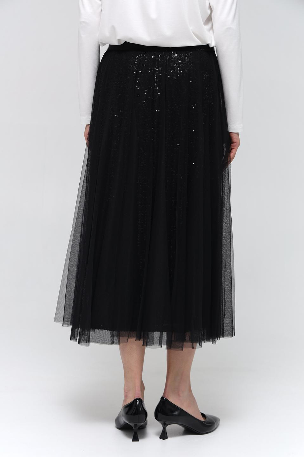 Юбка Marc Aurel 93372 черный паетки