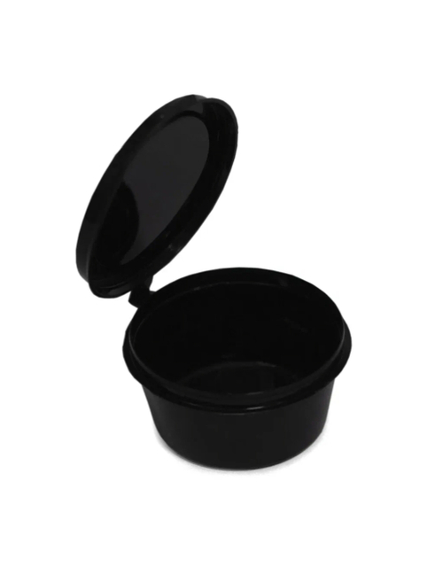 СОУСНИК 50 МЛ. С ВЕРХНИМ ЗАКРЫТИЕМ ВЗЛП ЧЕРНЫЙ 80\1200 ШТ.