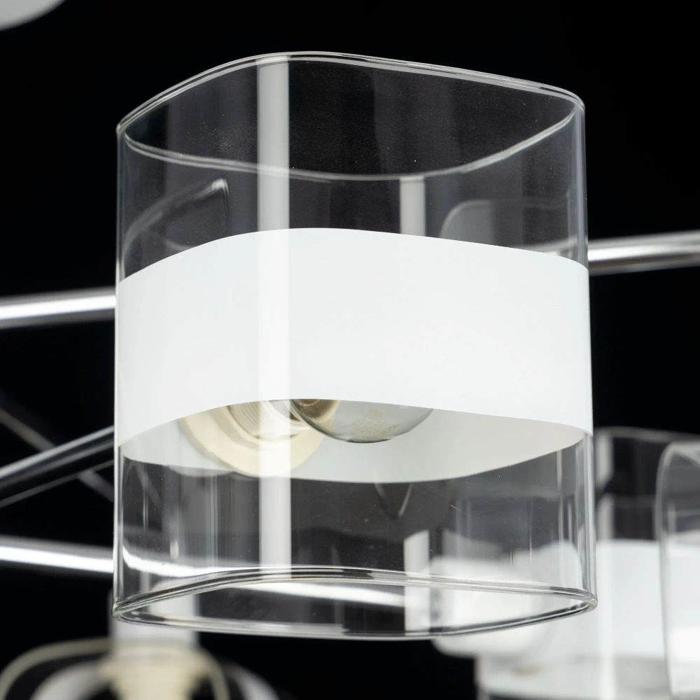 Citilux Бертон CL140180 Люстра потолочная Белая