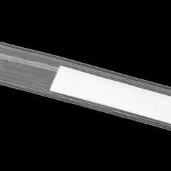 Шторная лента Oz-Is арт. 4448МP коэф сборки нет, для утяжелителя римских штор, цвет прозрачный (ширина 44 mm)