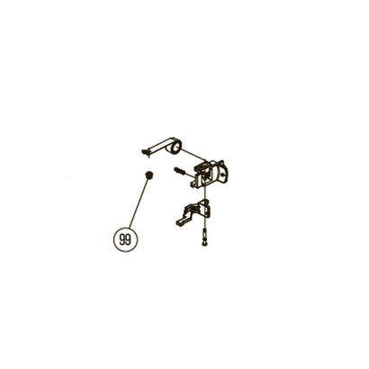 Запчасть №99 для Hybest GSR40A. Предохранительная гайка