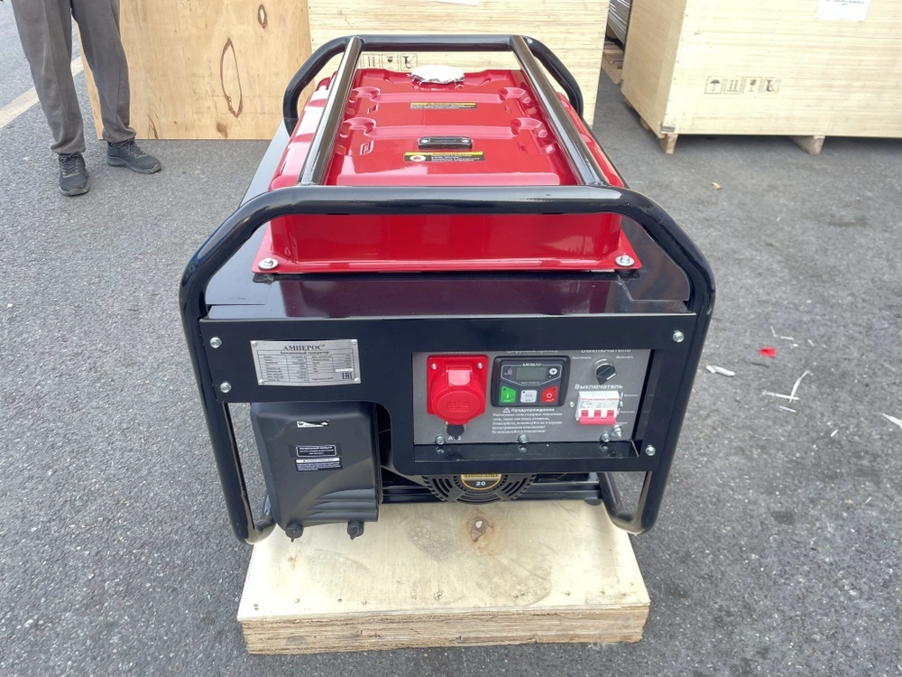 Бензиновый генератор 11 кВт АМПЕРОС LT13000E-3