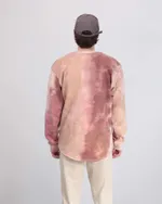 Толстовка Anteater Hoodlong Tie Dye Бежевая