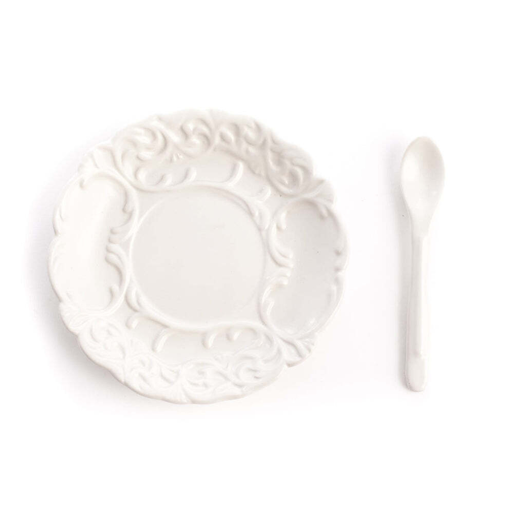 Чайная чашка с блюдцем Seletti I-Wares Green (180 мл)