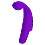 Фиолетовая вибронасадка на палец Gorgon (Цвет: фиолетовый)