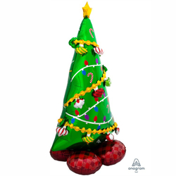 Ростовой шар "Ёлочка с игрушками"