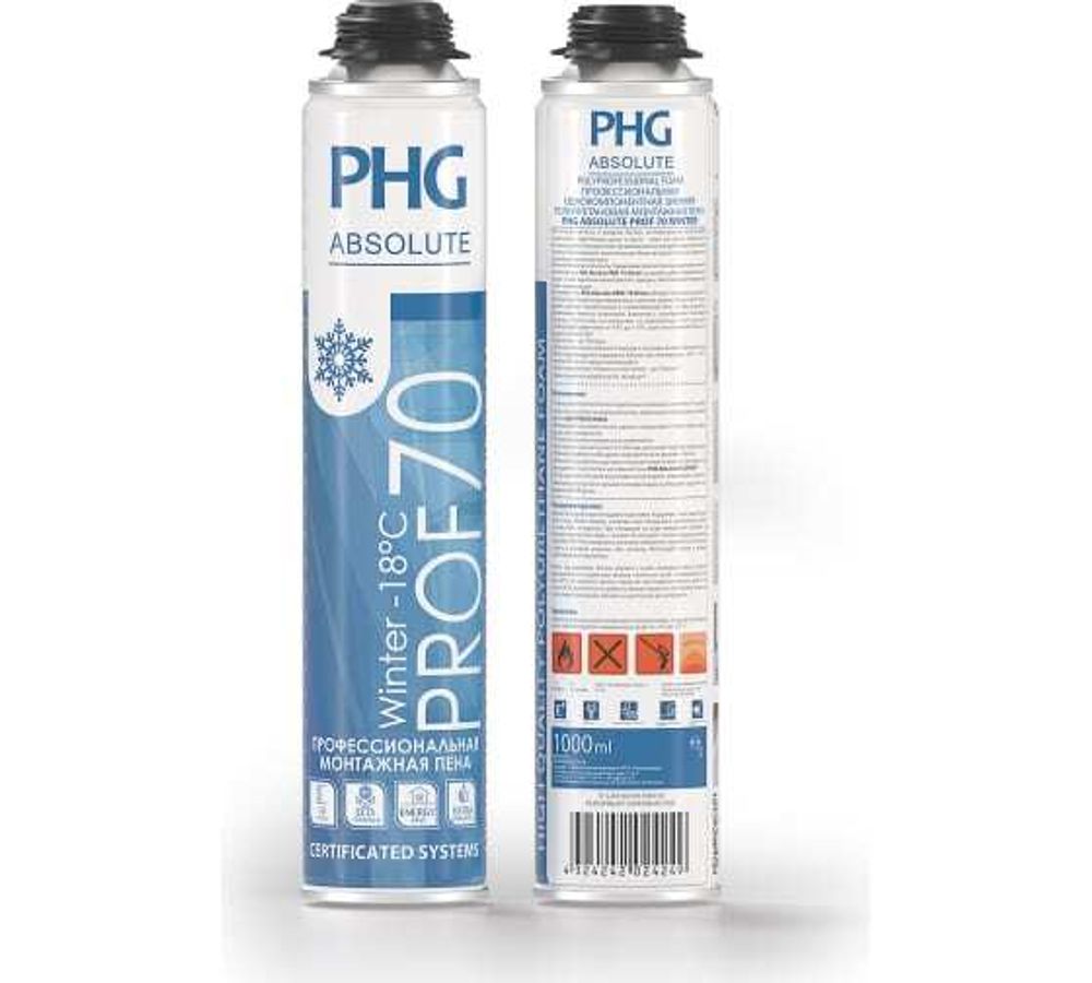 Пена монтажная профессиональная Absolute PROF 70 проф  1000 мл
