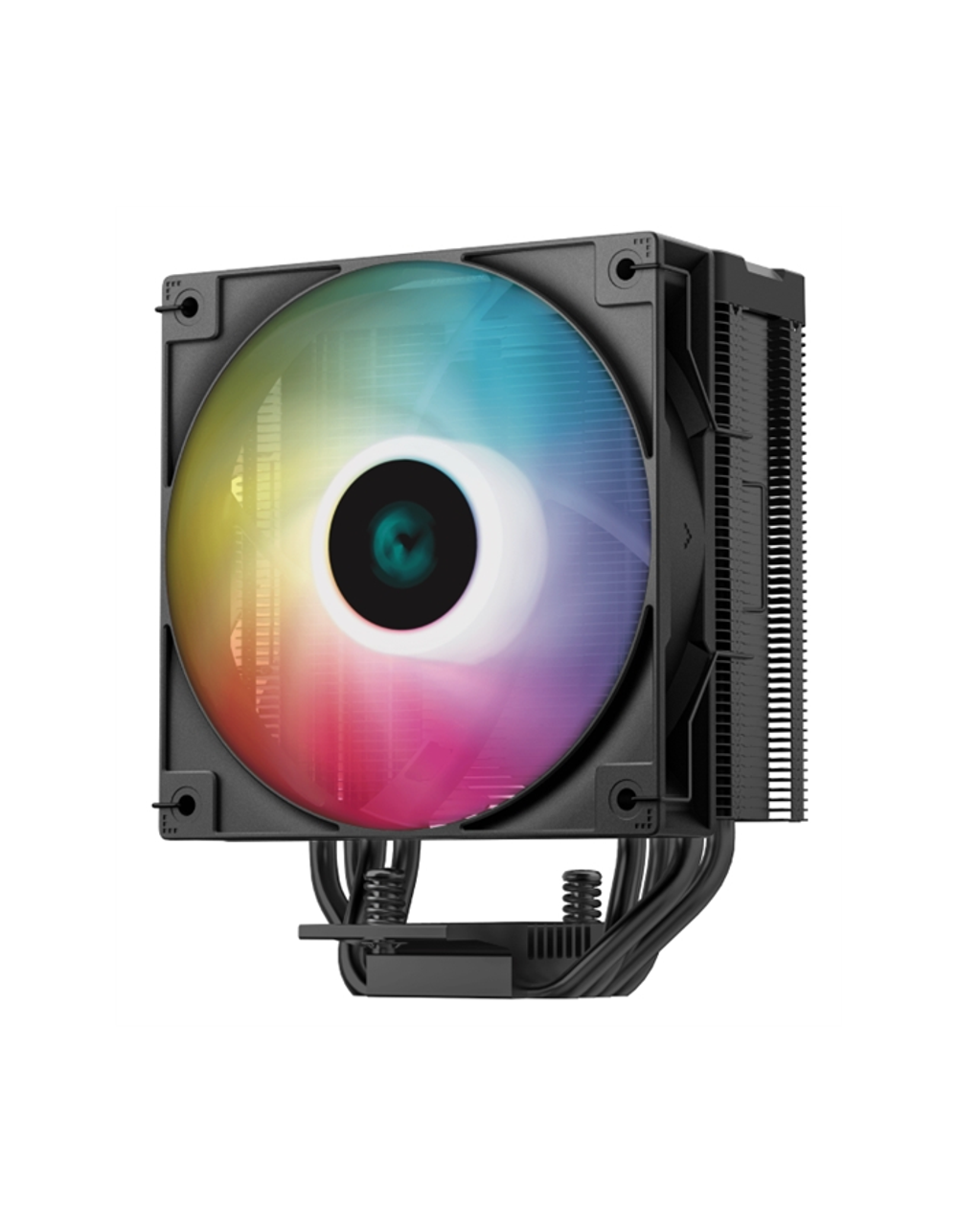 DEEPCOOL AG400 DIGITAL BK ARGB LGA1700/1200/115X/AM5/AM4 (9шт/кор, TDP 220W, PWM, ARGB Fan 120mm, 4 тепл. трубки, черный) RET
