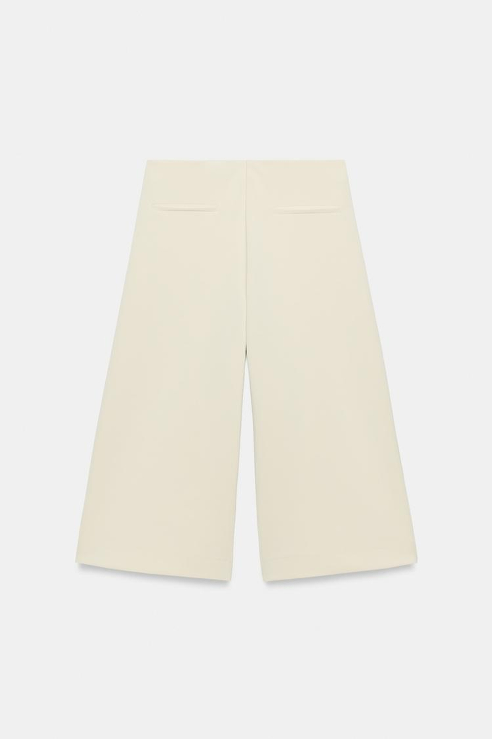 ZARA ШИРОКИЕ ШОРТЫ, ЭКРЮ