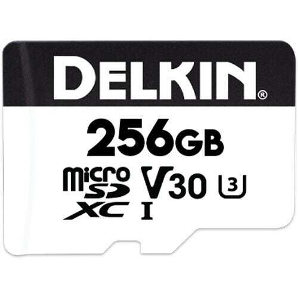 Карта памяти microSD Delkin 256GB Hyperspeed UHS-I SDXC c адаптером