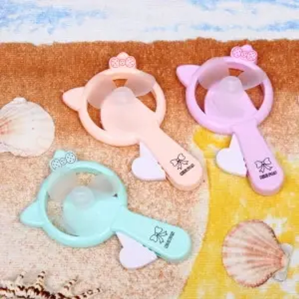 Вентилятор «Кошечка» 13*8см, микс