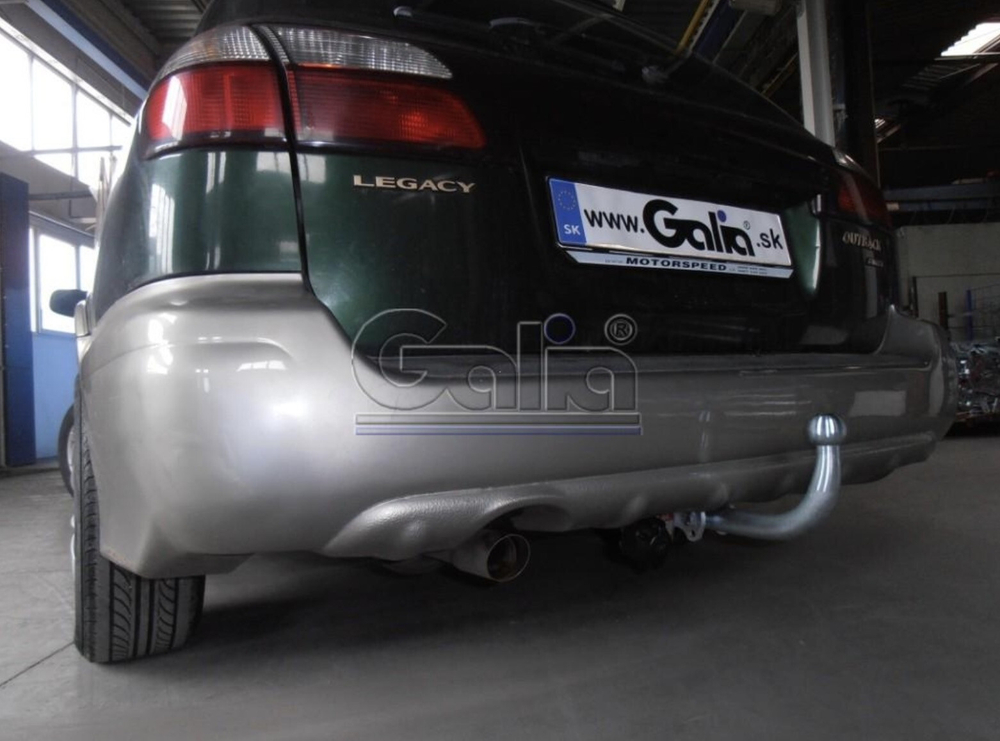 Фаркоп оцинкованный Galia S047C для Subaru Legacy Station Wagon (BE/BH) 1999-2003, Subaru Outback 4WD 1999-2003(паспорт и сертификат в комплекте)(без электрики)