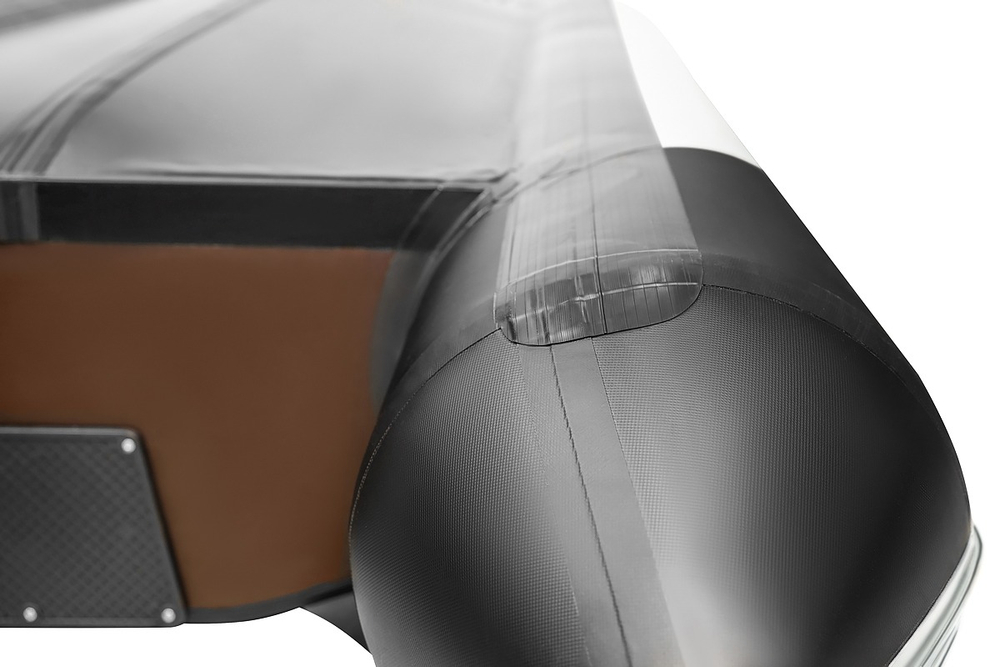 YACHTMAN-280 СК (Яхтман) белый-черный (лодка ПВХ под мотор с усилением)