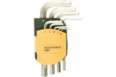 Набор ключей шестигранных RF-5093: 1.5-10мм 9пр. ROCKFORCE