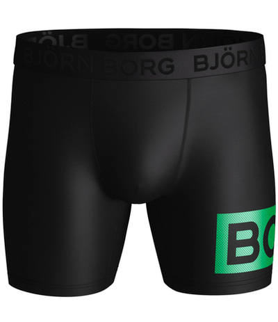 Мужские спортивные боксеры Björn Borg Radiate Per Shorts - black green
