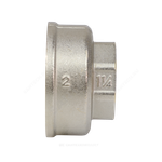 Муфта латунь никель переходная Ду 50х32 (2"х1 1/4") ВР/ВР 9019 ГОСТ 32585-2013 Aquasfera 9019-12