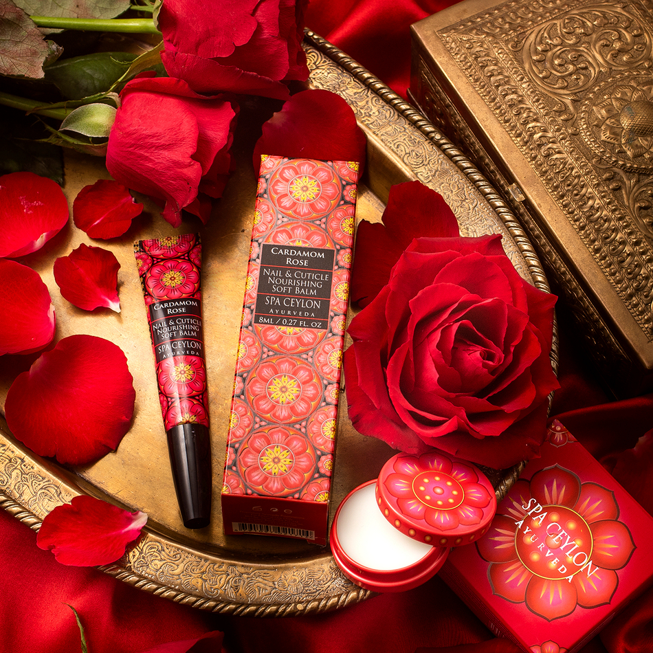 Смягчающий бальзам для ногтей и кутикулы "РОЗА И КАРДАМОН" (8мл)