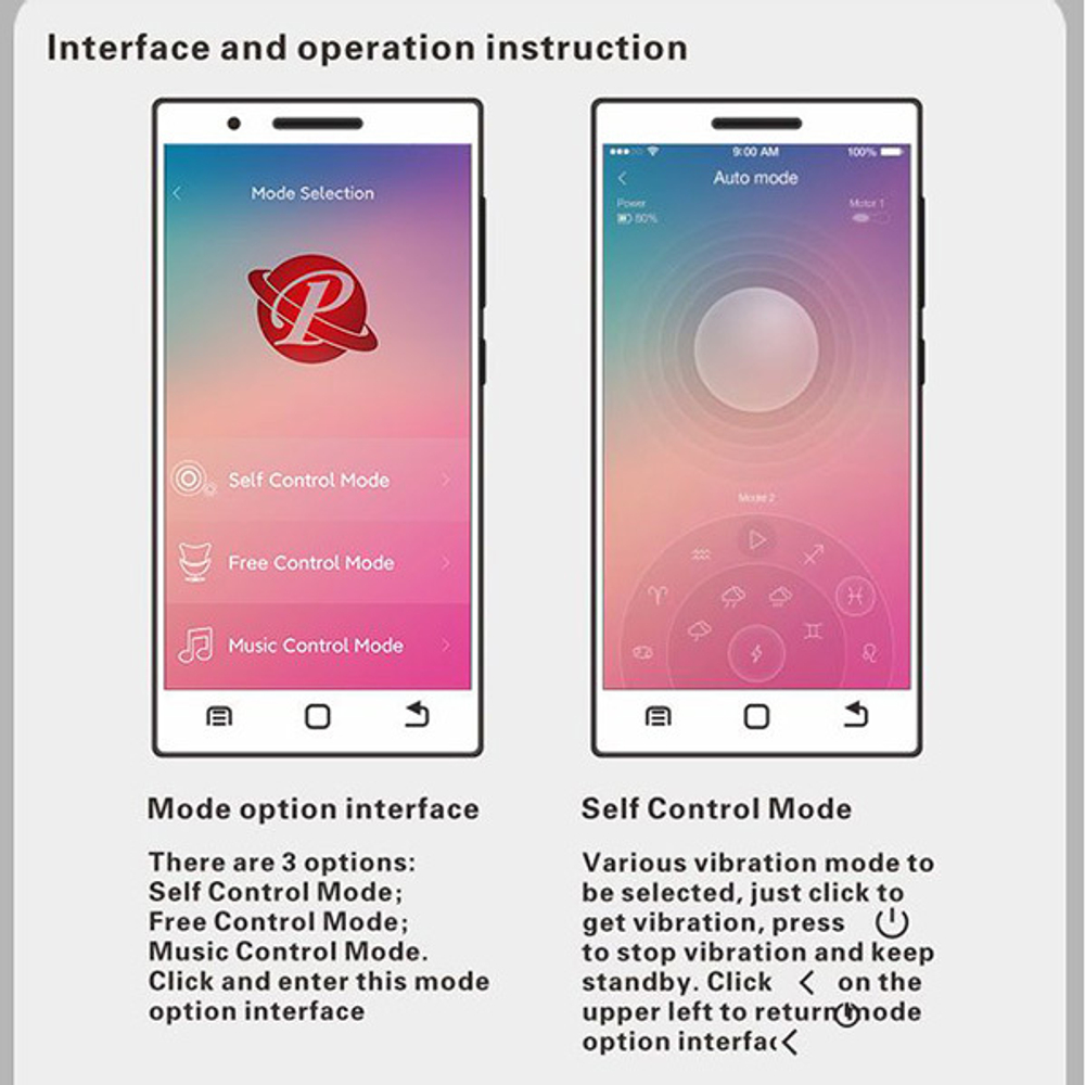 Розовое виброяйцо с управлением через смартфон Pretty Love Kirk BI-014654HP
