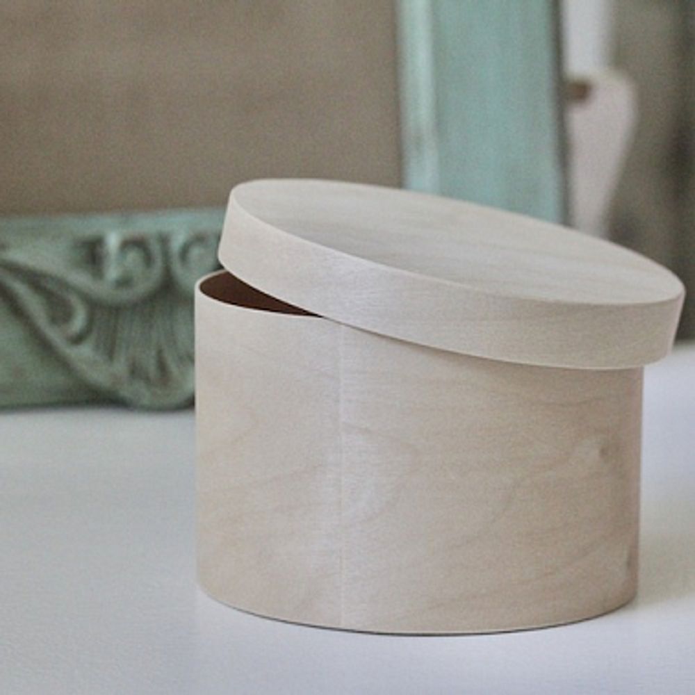 Коробочка-цилиндр из шпона