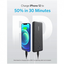 Портативный аккумулятор Anker PowerCore III Sense 10K, 10000 мАч, черный (A1248G11)