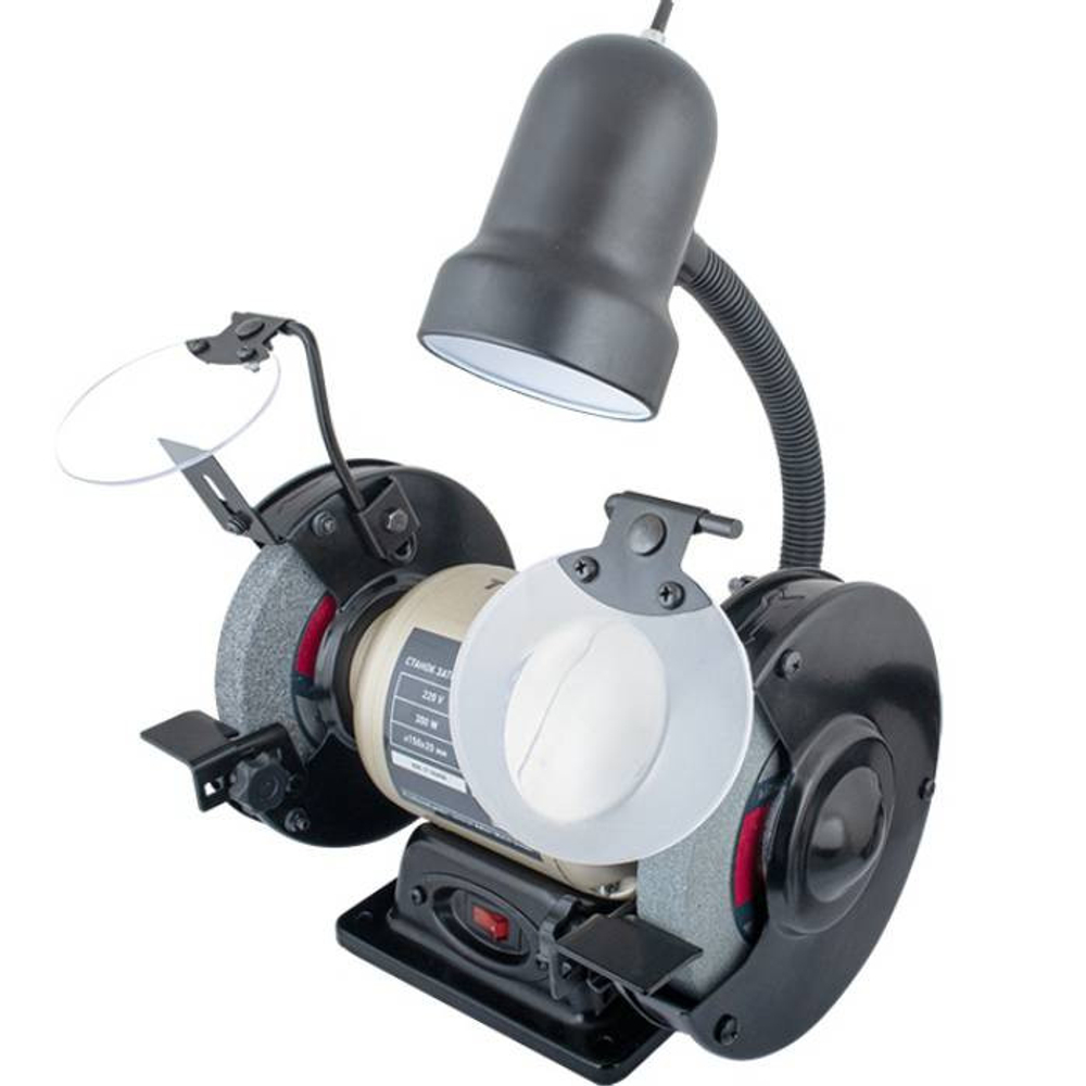 Станок заточной Trigger 20605 с лампой подсветки 300Вт 150 мм